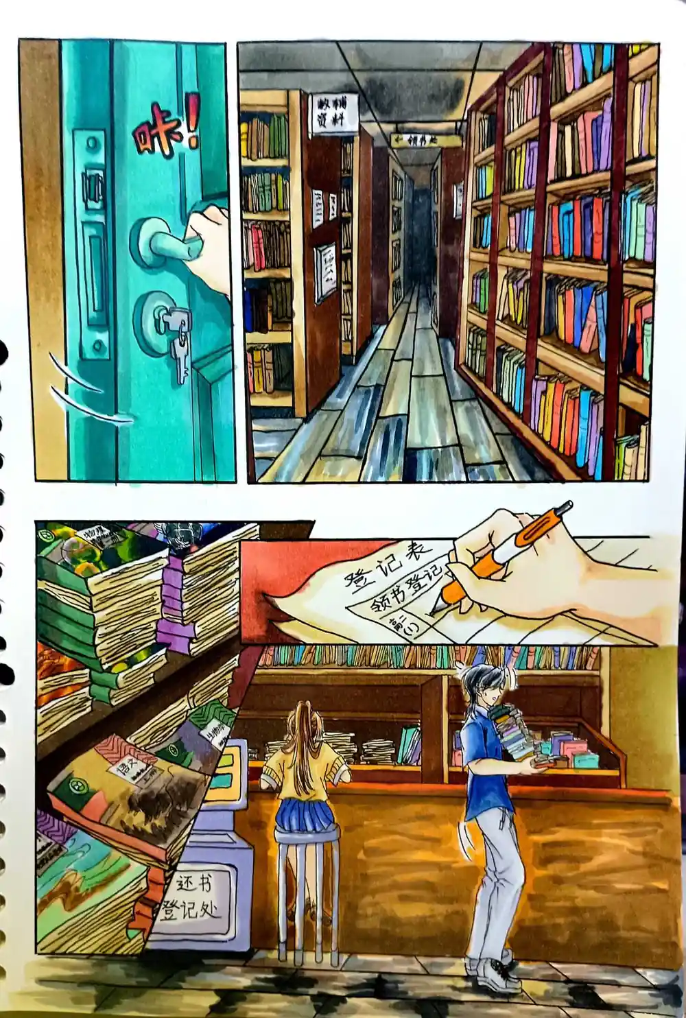 漫画页面